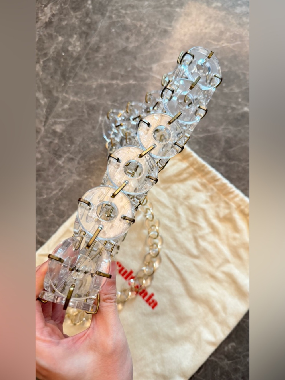 Cult Gaia Jasmine Acrylic Shoulder Bag - Picture 10 of 15